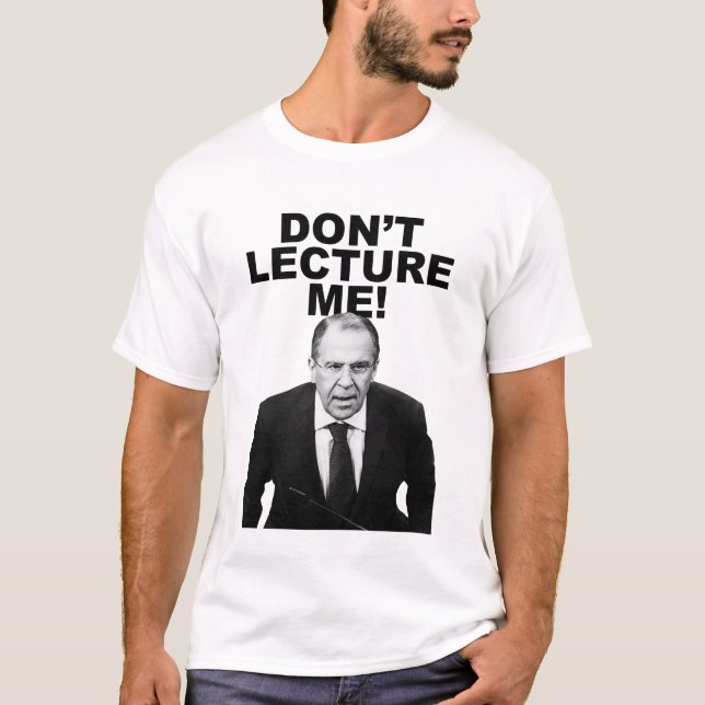 Lavrov Putin Russia T-Shirt (Front)