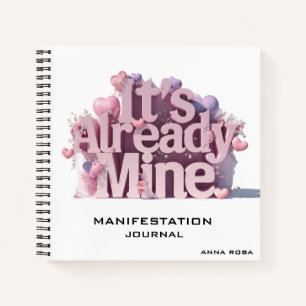 *~* Law Attraction Manifestation Hearts AP85  Notebook