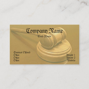 Law business card