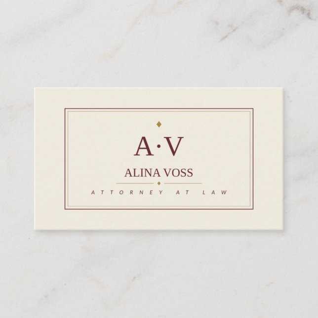 LAW BUSINESS CARD (Front)