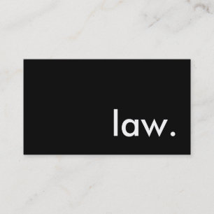 law. business card