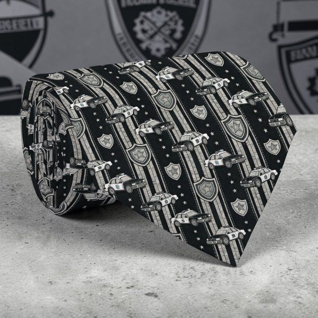 Law Enforcement Career Pattern Necktie Tie (Creator Uploaded)