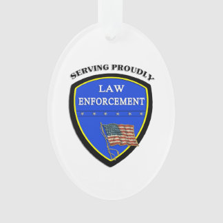 Law Enforcement Christmas Police Ornament