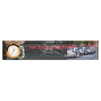 Law Enforcement Department Pride Custom Acrylic  Nameplate