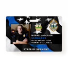 Law Enforcement Personalised Photo Logo Police ID 