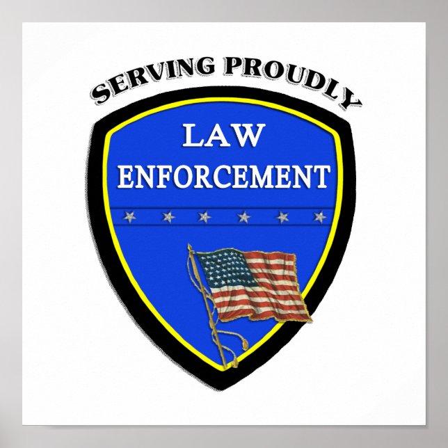 Law Enforcement Police    Poster (Front)