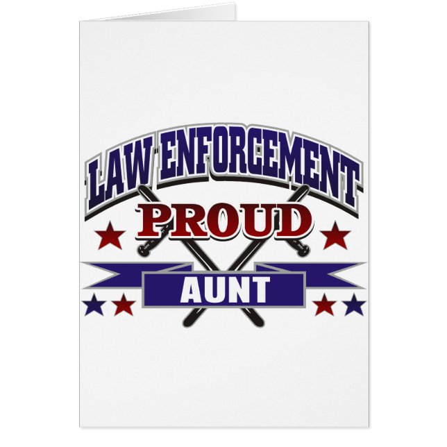 Law Enforcement Proud Aunt (Front)