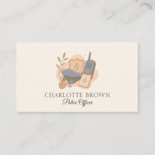 Law Enforcement Public Safety Business Card
