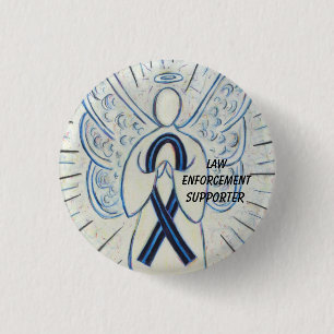 Law Enforcement Supporter Awareness Ribbon Pins