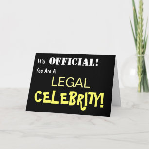 Law Exam Pass Celebration Congratulations Celeb Card