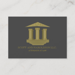 Law Firm Attorney at Law Lawyer Business Card