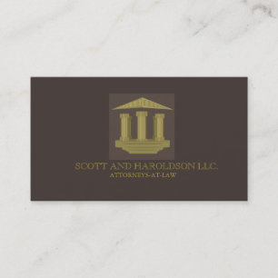 Law Firm Attorney at Law Lawyer Business Card