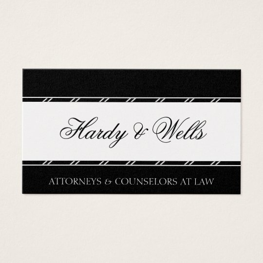 Law Firm Attorney Lawyer Legal Counsellor Platinum Business Card