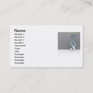 law firm business card