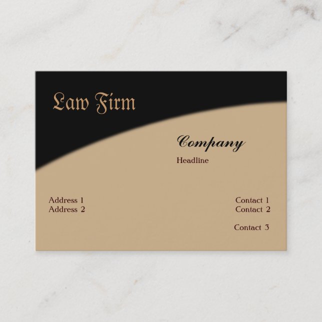 Law Firm Business Card (Front)