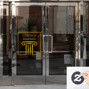 Law Firm Custom Window Cling