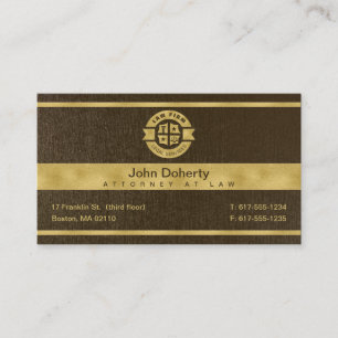 Law Firm Legal Services Business Card