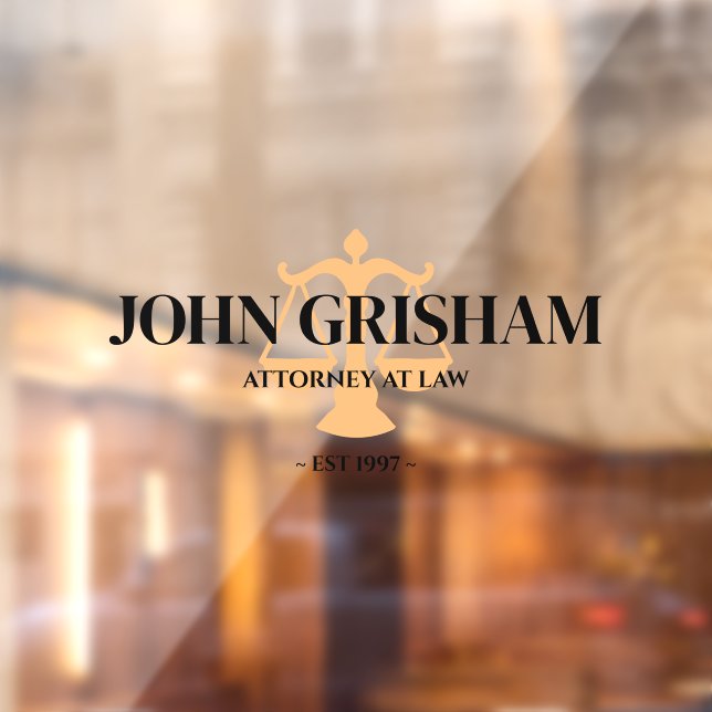 Law Firm Personalised Editable Window Cling (Sheet 2)