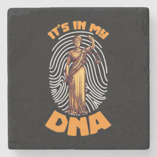 Law It Is In Lawyer DNA Stone Coaster