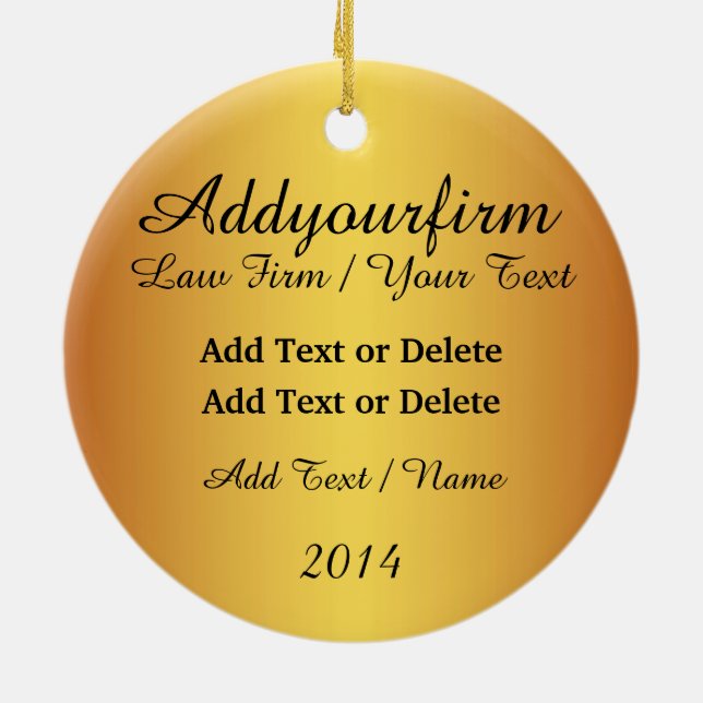 Law, Lawyer, Scales of Justice - SRF Ceramic Ornament (Back)