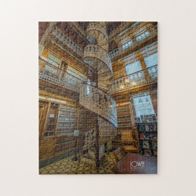 Law Library at Iowa State Capitol in Des Moines Jigsaw Puzzle (Vertical)