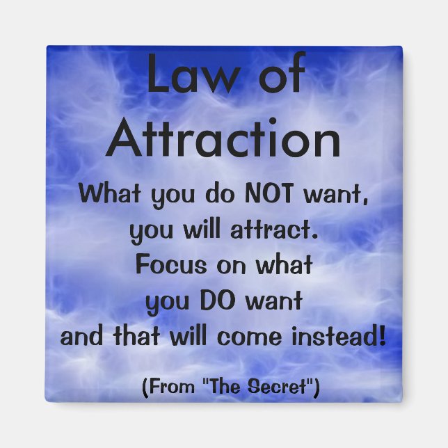 LAW OF ATTRACTION Collection I Magnet (Front)