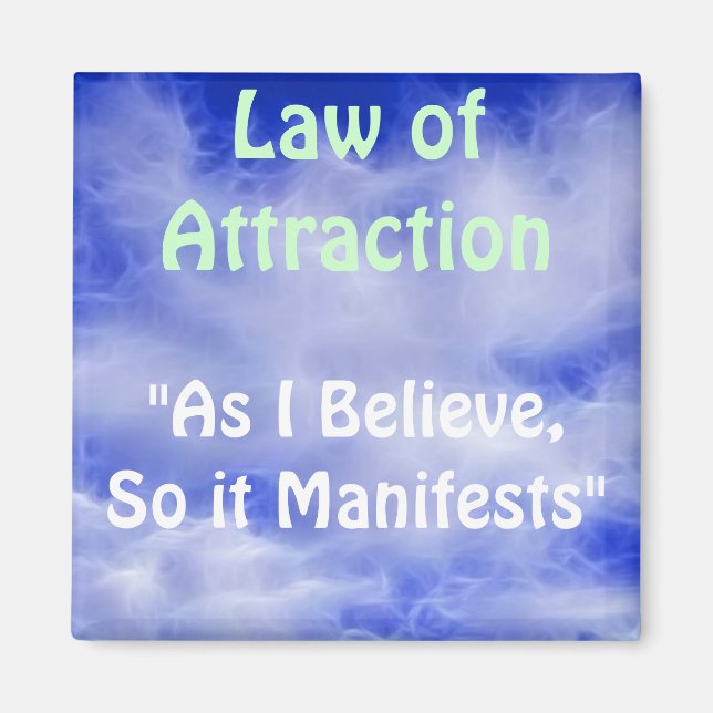 LAW OF ATTRACTION Collection I Magnet (Front)