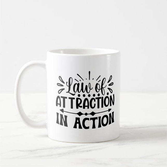 Law of Attraction Custom  Coffee Mug (Left)