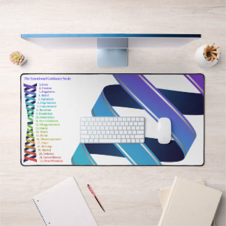 Law of Attraction Emotional Guidance Chart Desk Mat