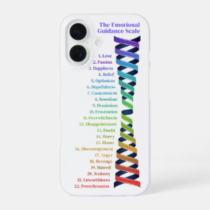 Law of Attraction Emotional Guidance Chart iPhone 16 Case