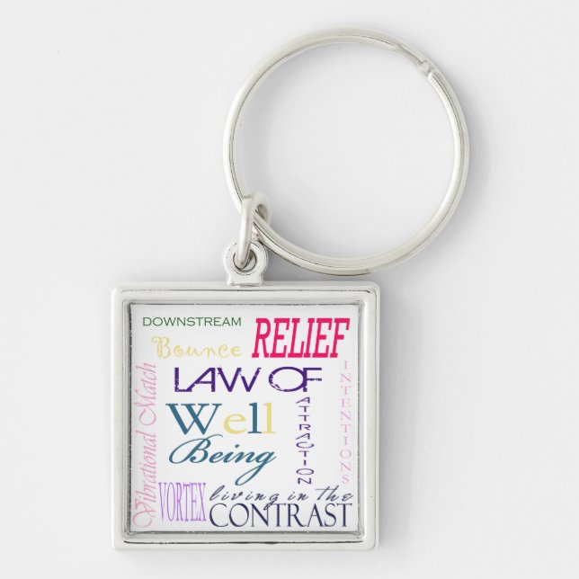 Law of Attraction Keychain (Front)