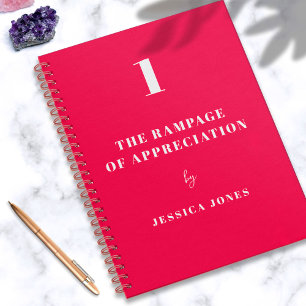 Law of Attraction Modern Rampage of Appreciation Notebook