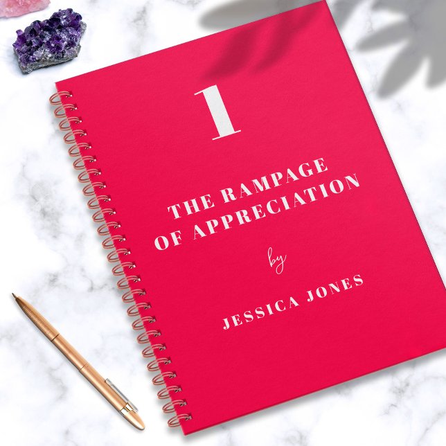 Law of Attraction Modern Rampage of Appreciation Notebook (In Situ)