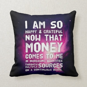 Law of Attraction Money Manifestation Quote Wealth Cushion