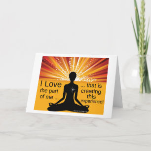 Law of Attraction Motivational Greeting Card