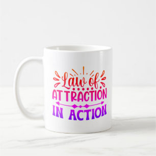 Law of Attraction Pink Custom  Coffee Mug
