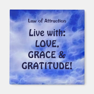 LAW OF ATTRACTION Positive Thinking PMA Magnet