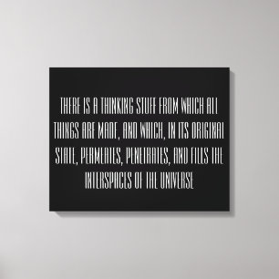 Law of Attraction Quote Canvas Print