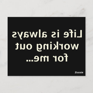 Law of Attraction series #0001 Postcard