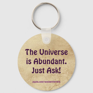 Law of Attraction Success Motivational Keychain