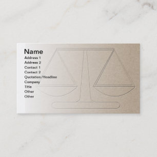 Law Office Business Card
