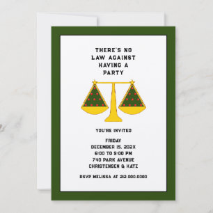 Law Office Holiday Party Invitation