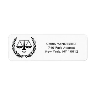 Law Office Return Address Label