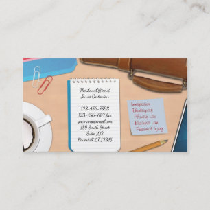 Law Office Work Business Card