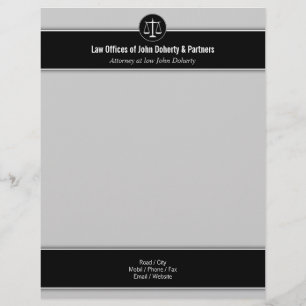 LAW OFFICES elegant Letterhead