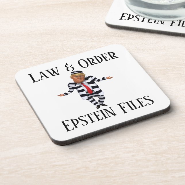 Law & Order Beverage Coaster (Left Side)