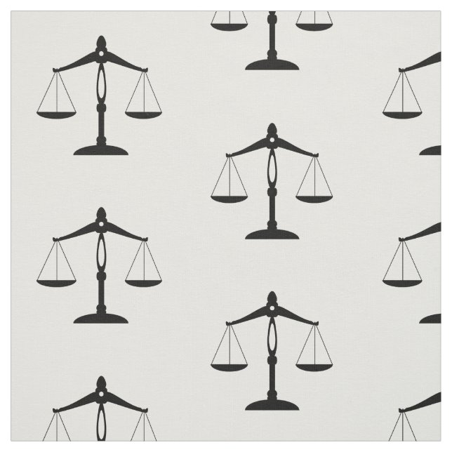 Law scales fabric (Swatch)