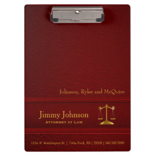 Law   Scales of Justice   Lawyer - Red Clipboard