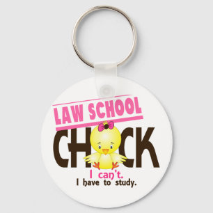 Law School Chick 1 Key Ring