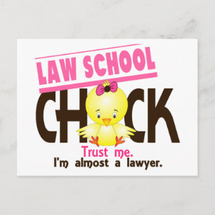 Law School Chick 3 Postcard